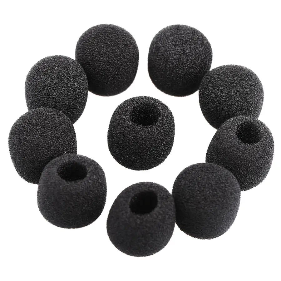 

CATS Small windproof foam protectors for microphone Lavalier for headphones, 15 pieces