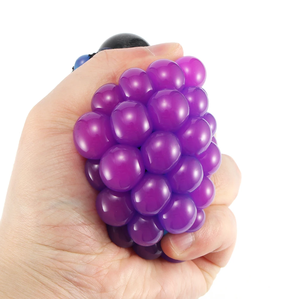 Лидер продаж 1 шт Высокое качество Clorful губчатой радуга мяч игрушка податливый стресс мягкий мячик игрушка шар для снятия стресса для удовольствия