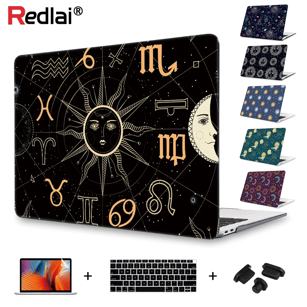 Чехол для MacBook 1" Air 13 дюймов Pro retina 13 15" сенсорная панель пластиковая твердая оболочка с крышкой клавиатуры протектор экрана