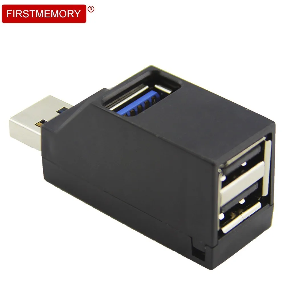 

Mini USB 2.0 Hub Ports Portable USB 3.0 Hub 480 Mbps Slim Hub USB High Speed Splitter Black for Laptop Computer
