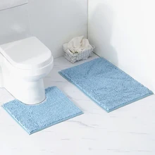 Микрофибра коврик для ванной приветственные напольные коврики Противоскользящий коврик для ванной коврик для туалета и синели ковер для спальни украшение дома