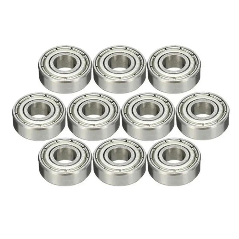 

10pcs/set 696ZZ Miniature Roller Bearing Shafts Deep Groove Steel Bearings Miniature Skate Roller Ball Bearings Kit
