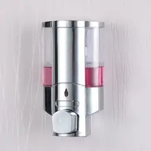 350 мл ручная дозатор для мыла, шампуня настенное крепление Душ диспенсеры для жидкости контейнеры с замком для Ванная комната Санузел для школы домой