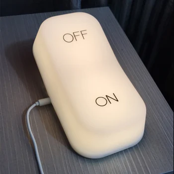 

New Creative Vintage Switch Modeling Led Lamp Night Light Gravity Induction On/off Switch Lamp For Bedroom Lights Christmas