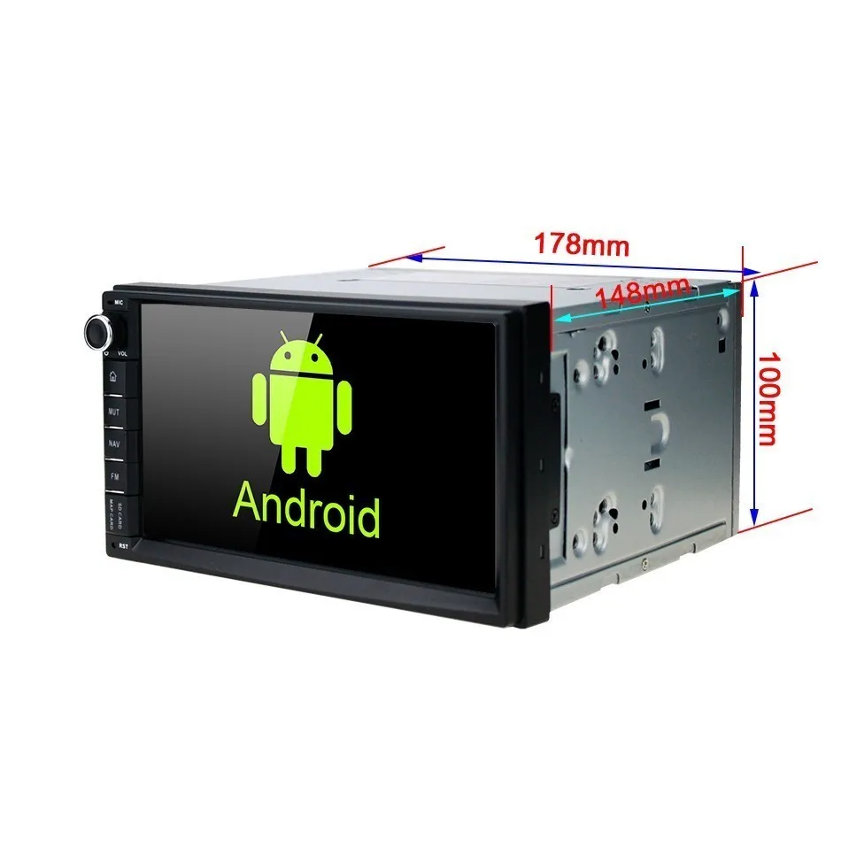 Clearance 7inch Universal 2 Din Car Android 8.0 Radio Player IPS GPS AutoRadio Audio Navigation Multimedia for Toyota Nissan DIY Cable Fit 2