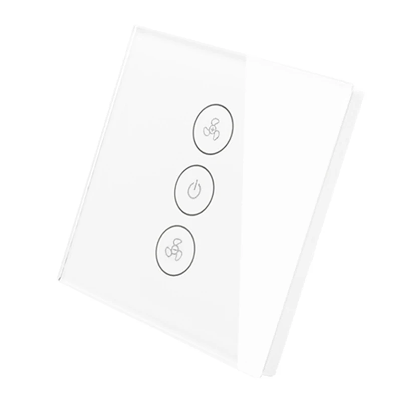 

EU WiFi Smart Ceiling Fan Switch APP Remote Timer and Speed Control Compatible with Alexa and Google Home No Hub Required