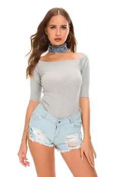 

Yewa Sexy High Waist Holes Shorts Jeans Woman Ruffles Straight Denim Shorts Fashion Streetwear Denim Shorts 2019 Summer Hot Sale