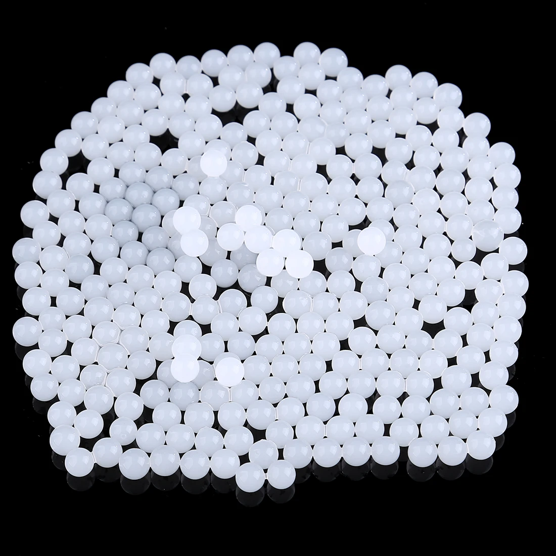 10000 круглые мм 7 мм водяные пули бусины высокопрочные закаленные Хрустальные шарики-белый