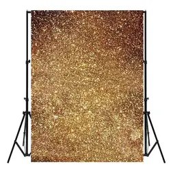 Новый золотой блеск 150X90 см сверкающий золотой фон для фотостудии высококлассная виниловая ткань водостойкий свадебный фон