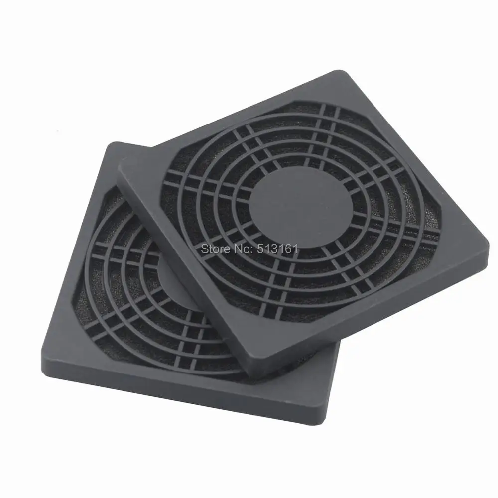 

10 pieces/lots Gdstime 8CM 8MM Computer Case Fan Filter Dustproof Mesh Girll Plastic PC CPU Fan Cover