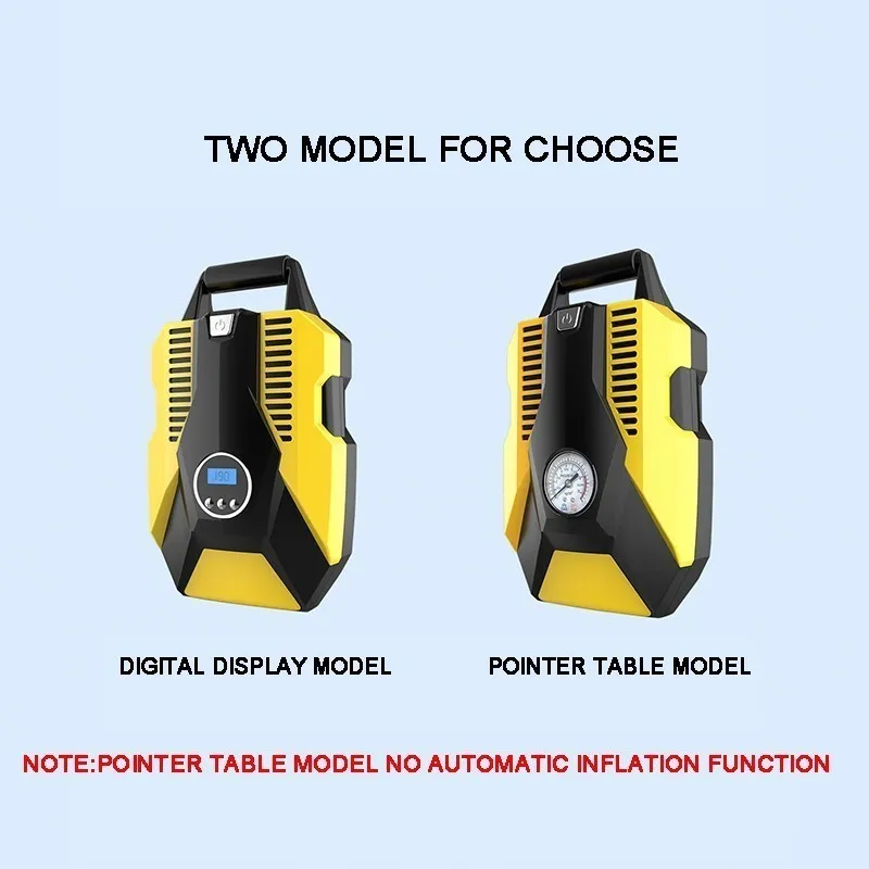 Digital Display Auto Auto Luft Kompressor 12V/220V Mini