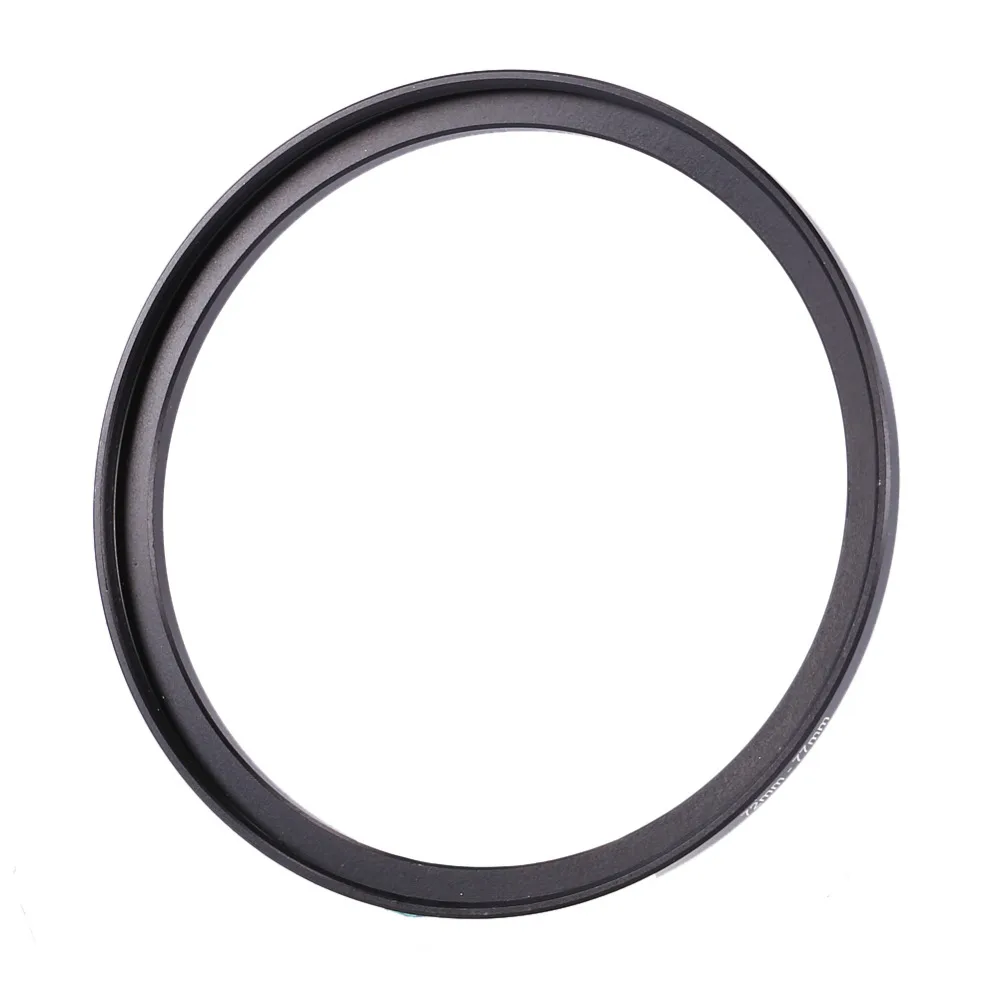 Universal Camera Lens Adapter for 72mm-77mm 72-77mm 72 to 77 Step Up Ring Filter Adapter Hot