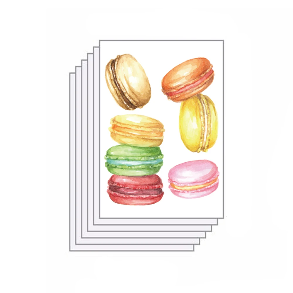 1 упаковка = 6 листов Watercoclor Macaron Peel &amp Stick наклейки настенные декоративные на стену