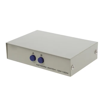 

RJ45 8P8C Network/Telephone AB 2 way 8P8C Manual Sharing Switch Box