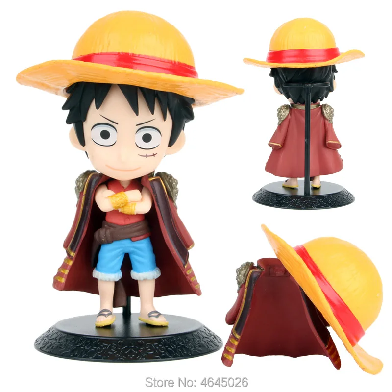 

Qposket Monkey D Luffy Anime PVC Action Figure One Piece Childhood Figurine Collectible Doll Kids Toy for Boys Children 15CM