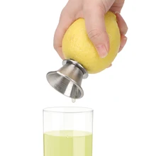 Presse-agrumes à main, jus d'agrumes, pour verser le citron, en acier inoxydable