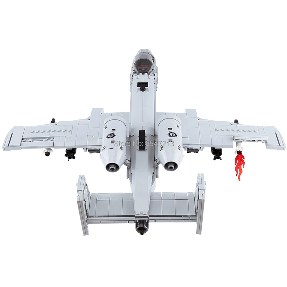 hot LegoINGlys military WW2 A10 fighter bombers Anti aircraft gun MOC Building Blocks model mini army figures bricks toys gift hot LegoINGlys military WW2 A10 fighter bombers Anti aircraft gun MOC Building Blocks model mini army figures bricks toys gift