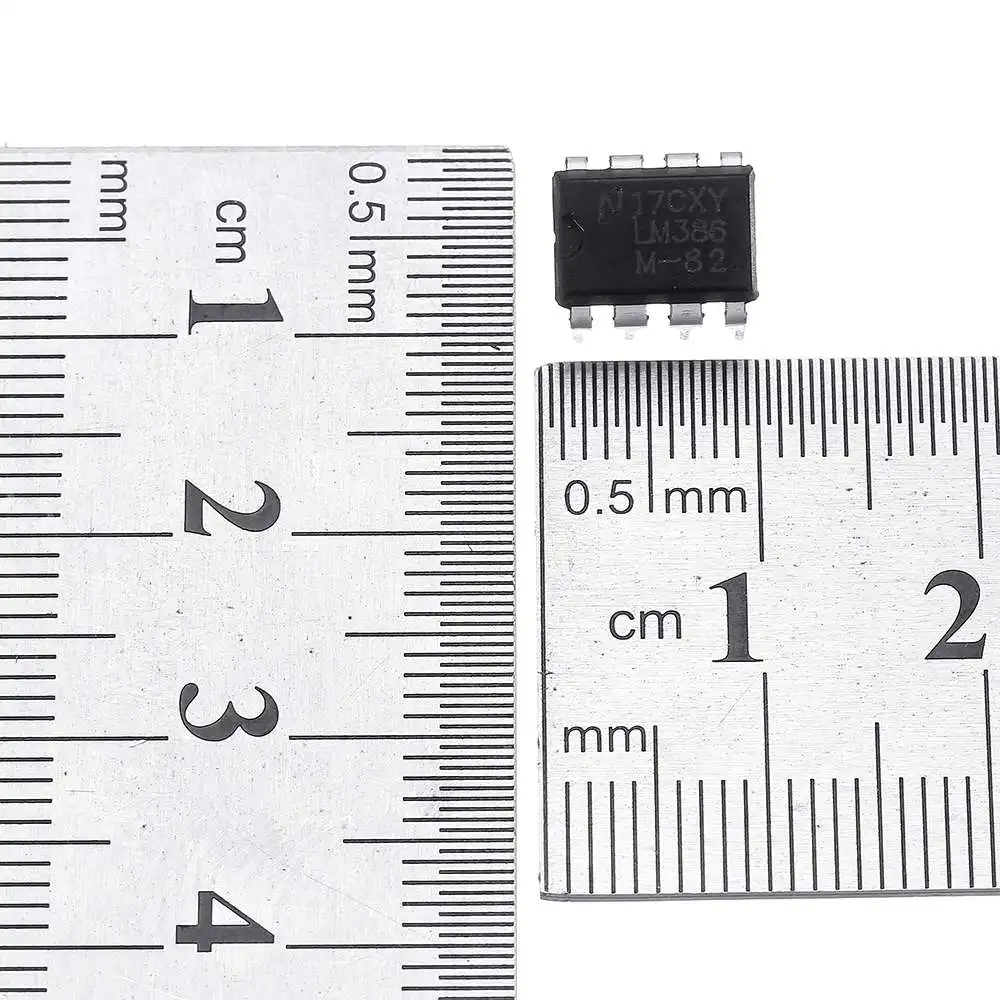 CLAITE 10 шт. микросхема усилителя звука чип LM386N DIP8 LM386 DIP 1 IC|Операционные усилители| |