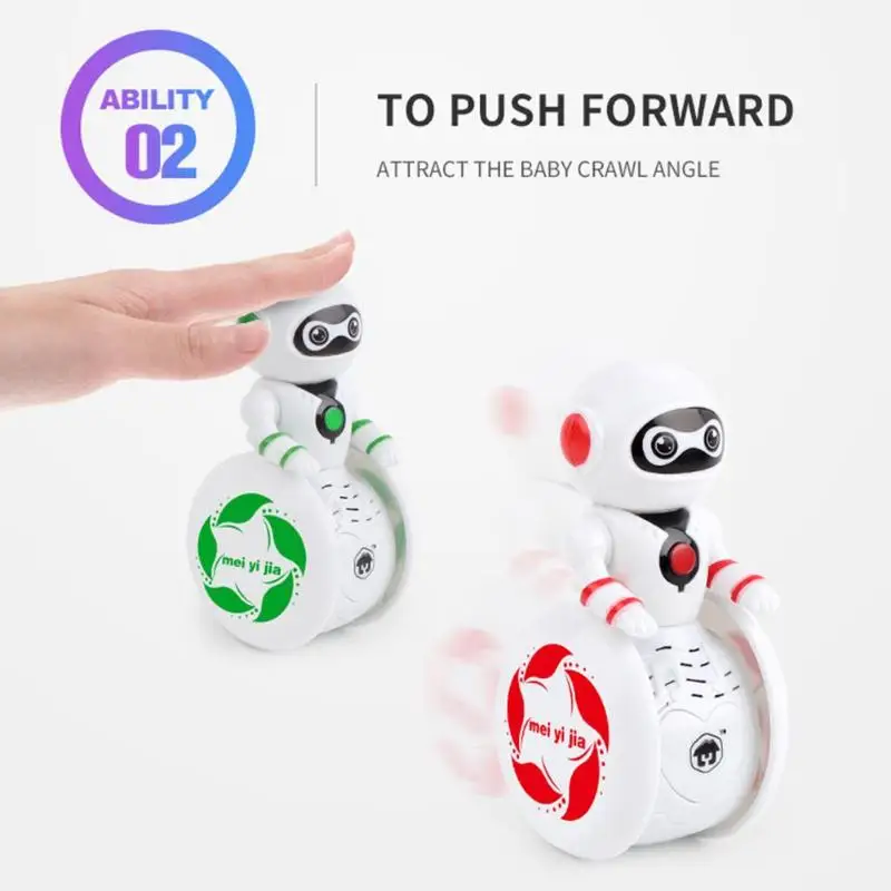 Music RC Robot Plastic Intelligent Tumbler Electronic Robot Induction