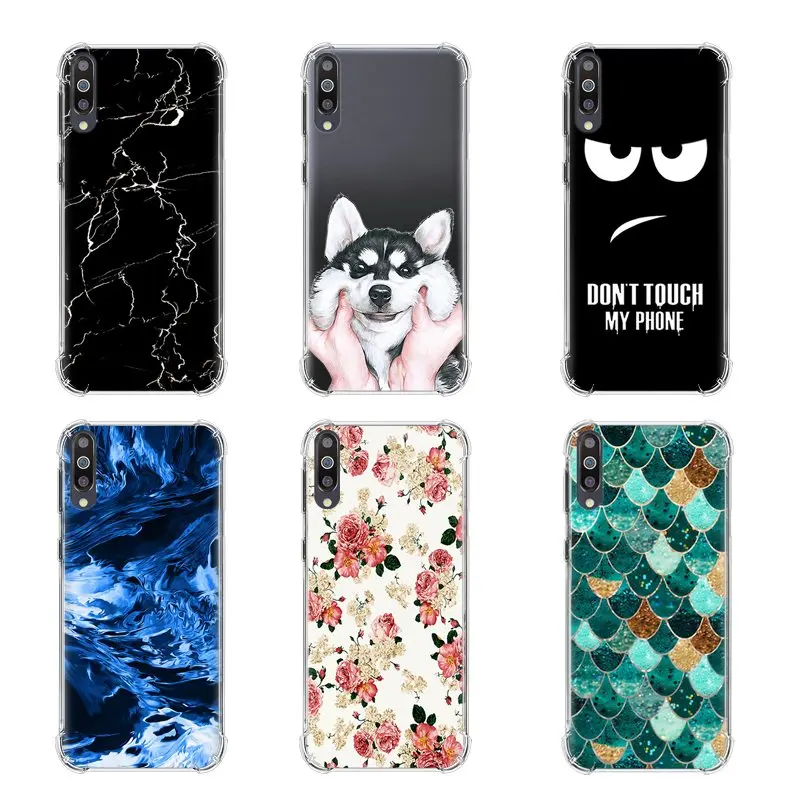 Противоударный чехол для телефона SAMSUNG GALAXY A70 6 7 дюйма стильный дизайн цветная