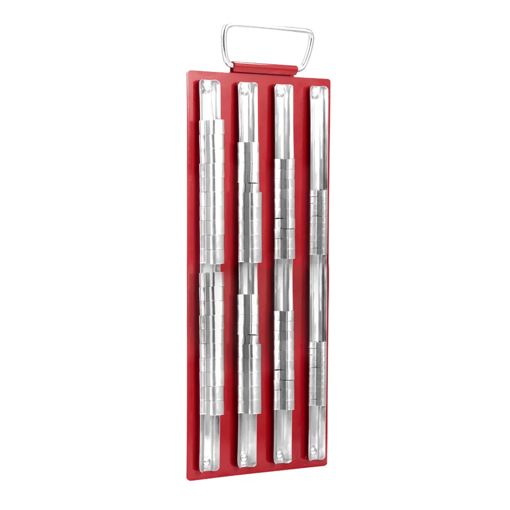 

80pcs 1/4 3/8 1/2 Inch Socket Tray Rack Snap Rail Tools Organizer Portable Sturdy Steel Tool Parts For Renovation Team