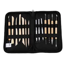 14 шт безопасный, деревянный набор инструментов для лепки из глины, набор керамических глиняных скульптур для DIY