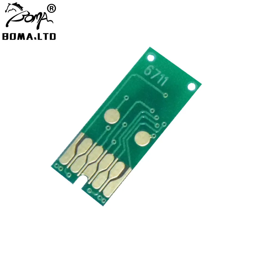 T6711 чип для резервуара технического обслуживания EPSON WF 3540 3620 3640 7110 WP 4520 4530 L1455