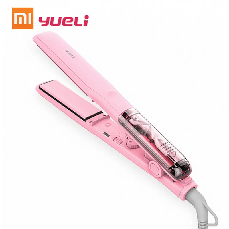

XIAOMI YUELI Professional Steam Hair Straightener Curler Hair Styling Less Hair Damage 5 Levels Adjustable Temp for Traveling