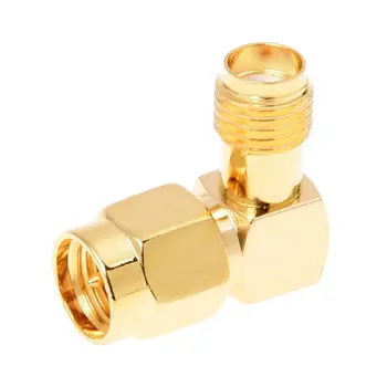 

SMA Male to Female Plug Right Angle RF Connector Adapter