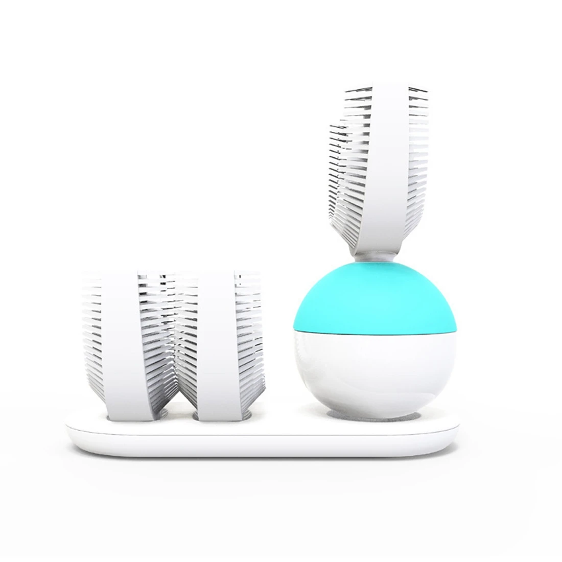 Новая 360 градусов автоматическая интеллектуальная упакованная ленивая зубная щетка электрическая быстрая Чистка звуковая отбеливающая перезаряжаемая зубная щетка