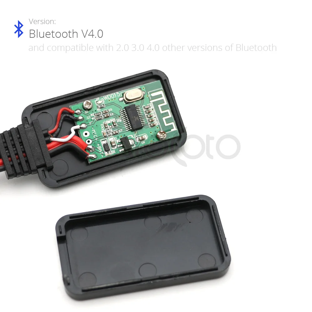 KIMISS Adattatore Bluetooth per auto Cavo per ricevitore musicale USB Connettore da 3,5 mm per Alpine JVC e tutti i dispositivi Unilink