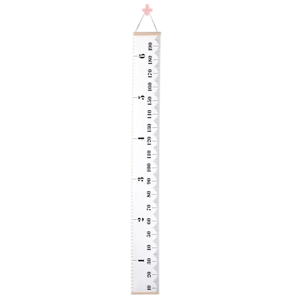 

Baby Growth Chart Handing Ruler Wall Decor for Kids, Canvas Removable Height Growth Chart 79inchx 7.9inch