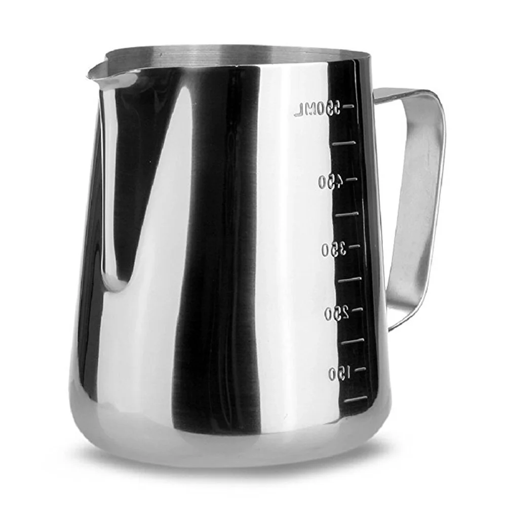 

350/550/900ml Stainless Steel Milk frothing Travel Coffee Pitcher Maker Barista Craft Pour Over Coffee Latte Frothing Pitcher