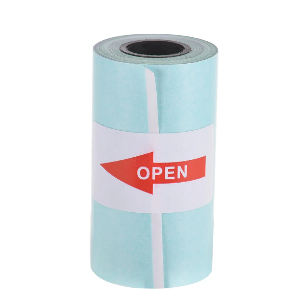 Цветные Стикеры для печати бумаги 3 рулона термобумага с самоклеющейся 57*30 мм(2,17*1,18 дюйма) для PeriPage A6 бумага ANG P1/P2