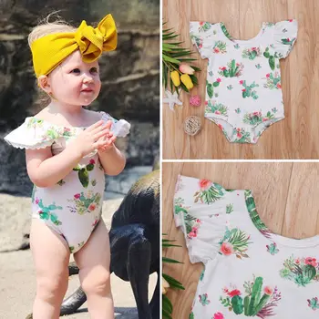 

Pudcoco Girl Clothes Cute Newborn Baby Girls Cactus Bodysuit Jumpsuit Floral Clothes Outfit