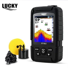 LUCKY Sonar для рыбалки эхолот портативный беспроводной глубина Finders беспроводной рыболокатор Sonar сенсор цвет 2,8 «ЖК-дисплей FF718LiC-T