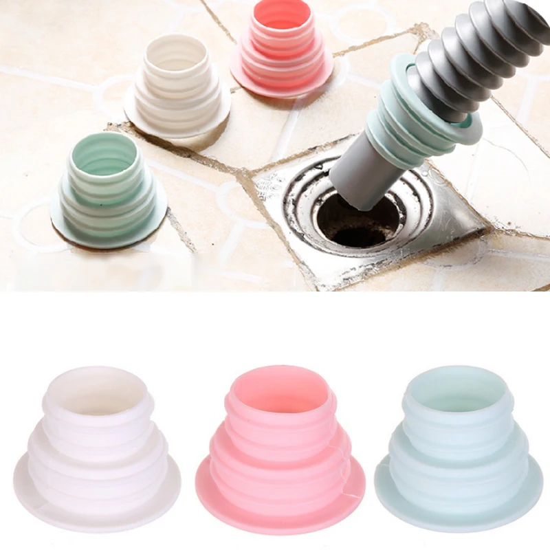 

Resistente agli odori Drainage Seal Home Sewer Connection Silica gel Sink Washing Machine Drain pipe Deodorize