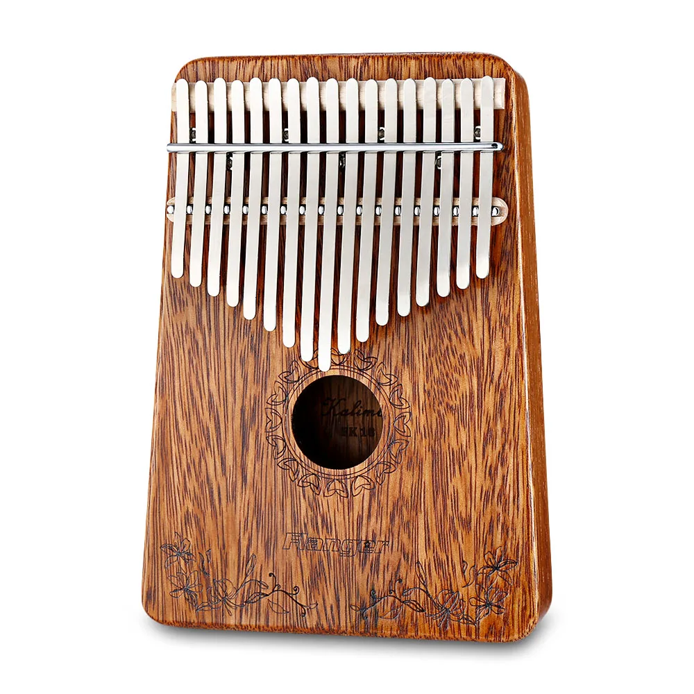 Flanger FK18 17 клавиш Kalimba игрушечное пианино деревянный музыкальный инструмент