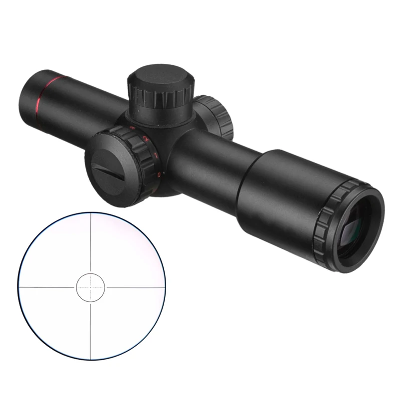 Охота mil-dot красный 4.5X20E AK74 AK47 тактический прицел объем освещение AR15