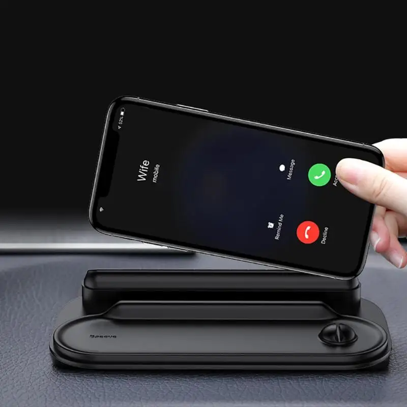 

Baseus Mobile Phone Holder Car Styling Temporary Parking Card Phone Number Plate Auto Sticker on Dashboard