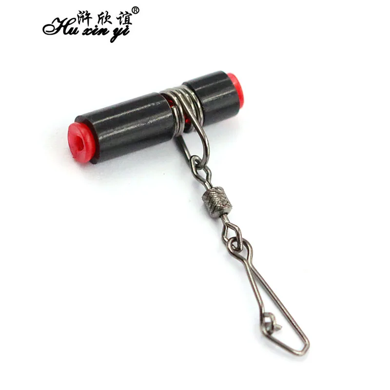 HXY 10PCS Black plastic head diamond impresse swivel with hooked snap