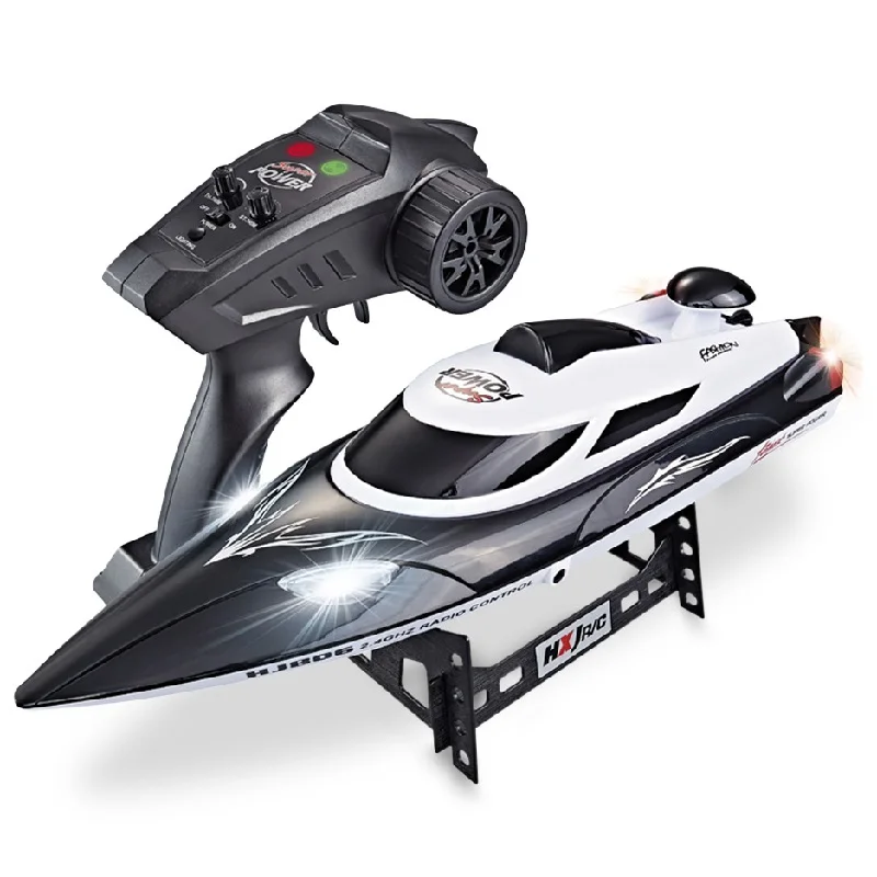 HJ806 2 4G 4CH RC лодка 180 флип Водонепроницаемый 35 км/ч высокая скорость гоночная