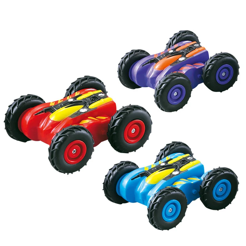 HappyCow RC Car Plastic 3.7V Flashing Ready-to-Go 4 Channels 360 Degrees Rotation Remote Control Buggy 777-606 For Child