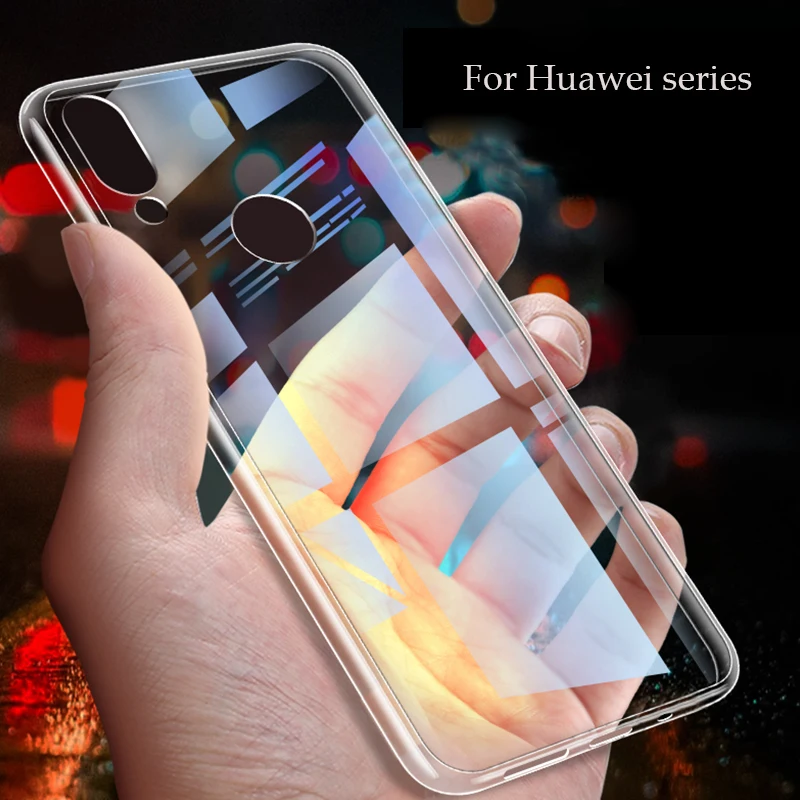 Прозрачный huawei P9 P10 P20 Коврики 20 10 lite Pro Чехол для y9 Y6 Y7 prime 2018 P8 2017 P Smart чехол и