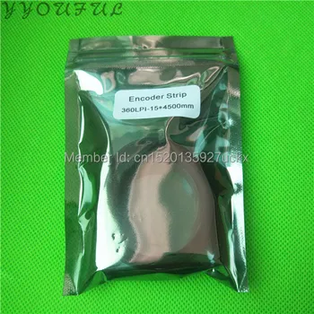 

2pcs 360LPI raster strip Eco solvent printer Allwin Human Konica 512i head encoder tape film grating 15mm-360dpi-4500mm raster