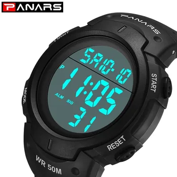 

PANARS New Digital Watch Men Sport Watch Military Army LED Electronic Stopwatch Running Men's Wristwatch Clock relogio masculino