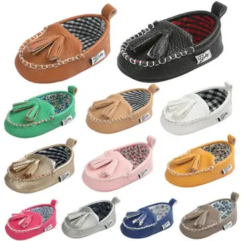 

Newborn Kids Shoes Baby Boy Girl Soft Sole Crib Shoes Sneaker Infant Toddler Casual Fringe Shoes