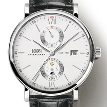 LOBINNI Men Watches Luxury Brand wrist watch Watch Men Japan Automatic Mechanical Switzerland Sapphire relogio masculino L1017-2 switzerland nesun watch men luxury brand automatic mechanical men watches sapphire relogio masculino luminous waterproof