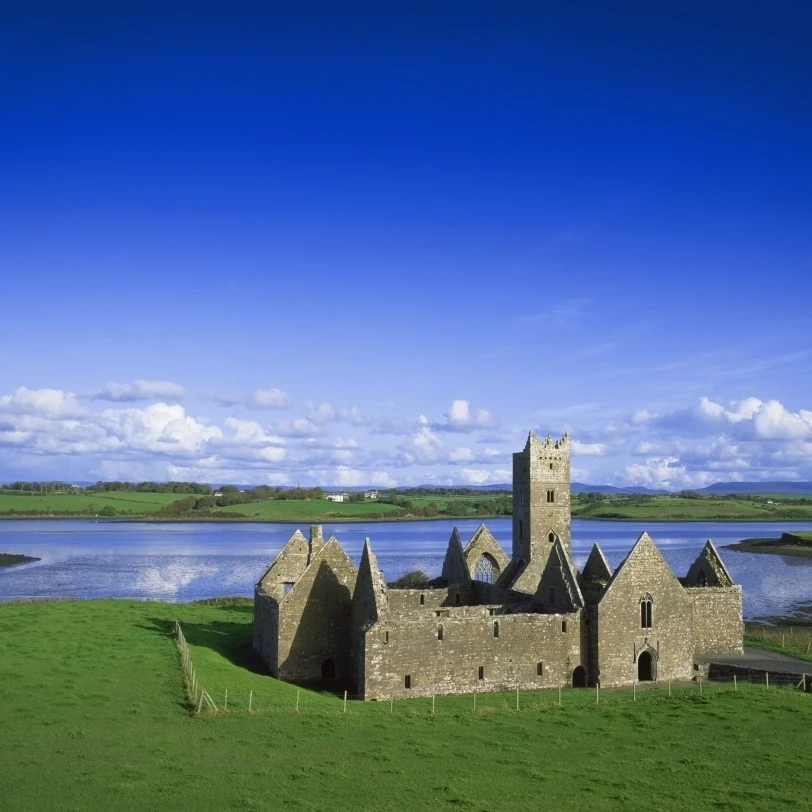 Boille Abbey Ballina Co Mayo постер печать (32x26) | Дом и сад