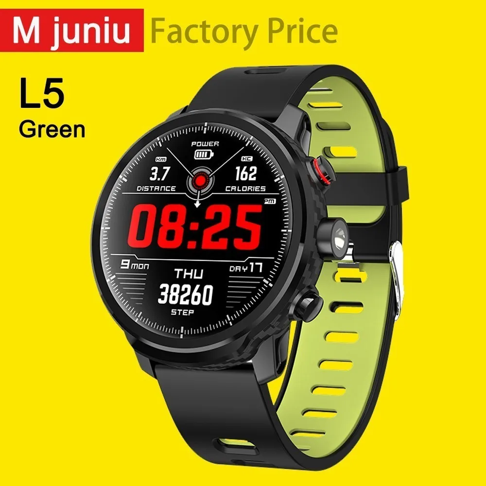 

L5 Smart Watch Men Ip68 Waterproof Multiple Sports Mode Heart Rate Weather Forecast Bluetooth Smartwatch Standby 100 Days clock